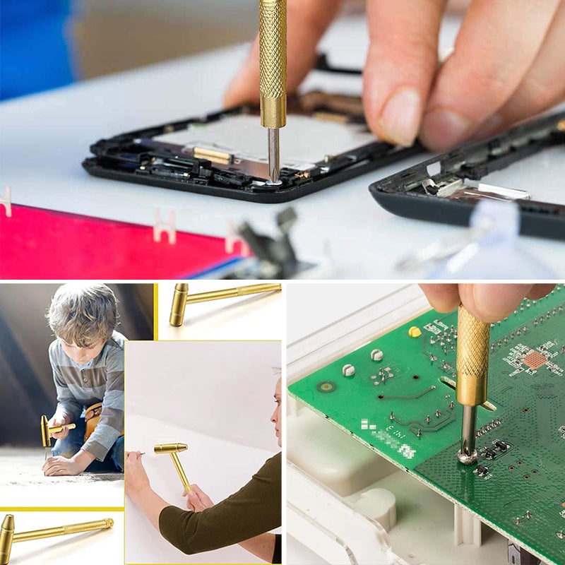 ⏳Time-Limited Special⏰6 in 1 Mini Hammer and Screwdriver Hand Tools Set