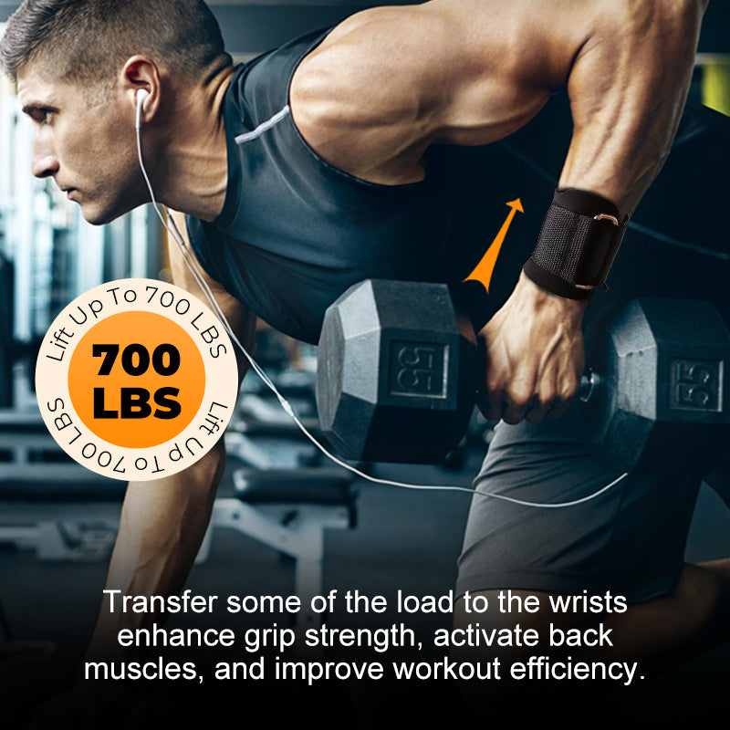 🔥Hot Sale 50% 0FF🔥Heavy Duty Weight Lifting Wrist Hook Straps