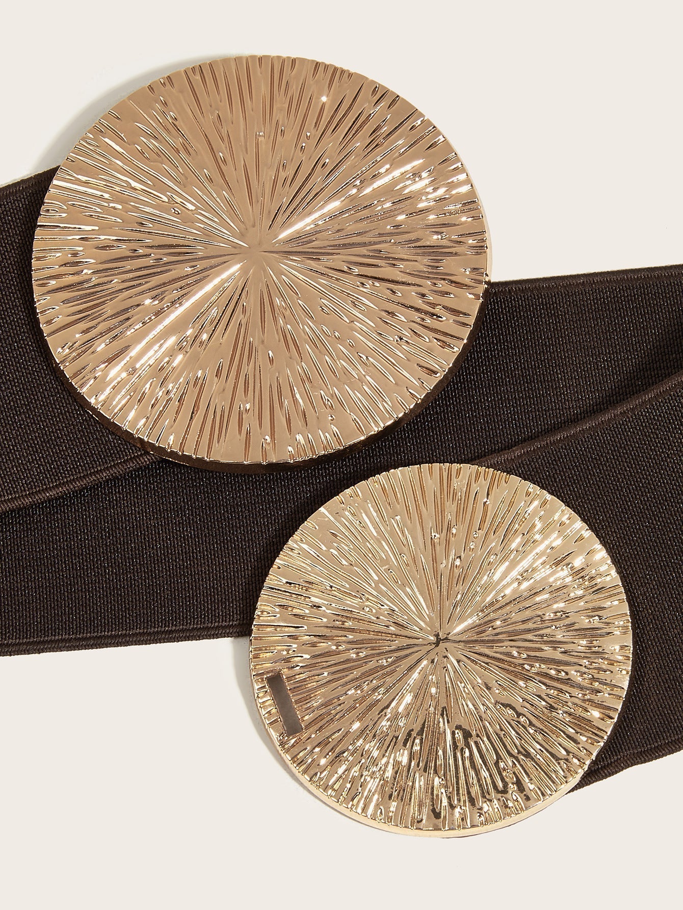 Women's Vintage Gold Buckle High Elastic Belt🎁
