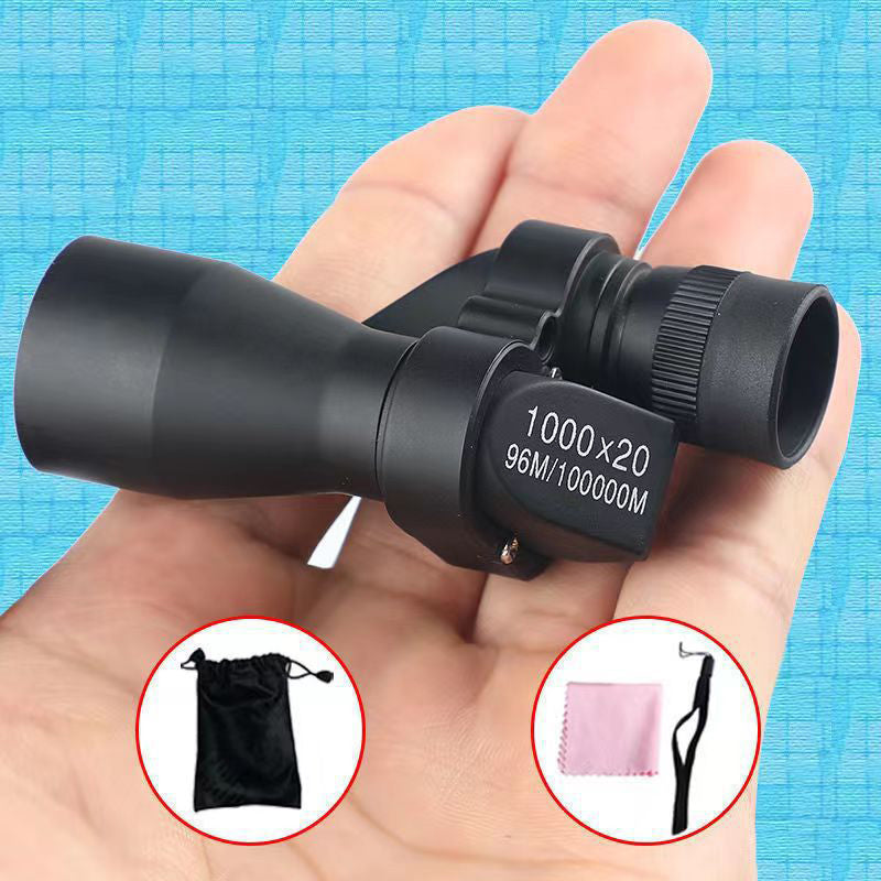 🔭 Mini Pocket Monocular (1000x20): Pocket-Large + Smartphone Clip – Perfect for Outdoor Explorations (For All Ages!)