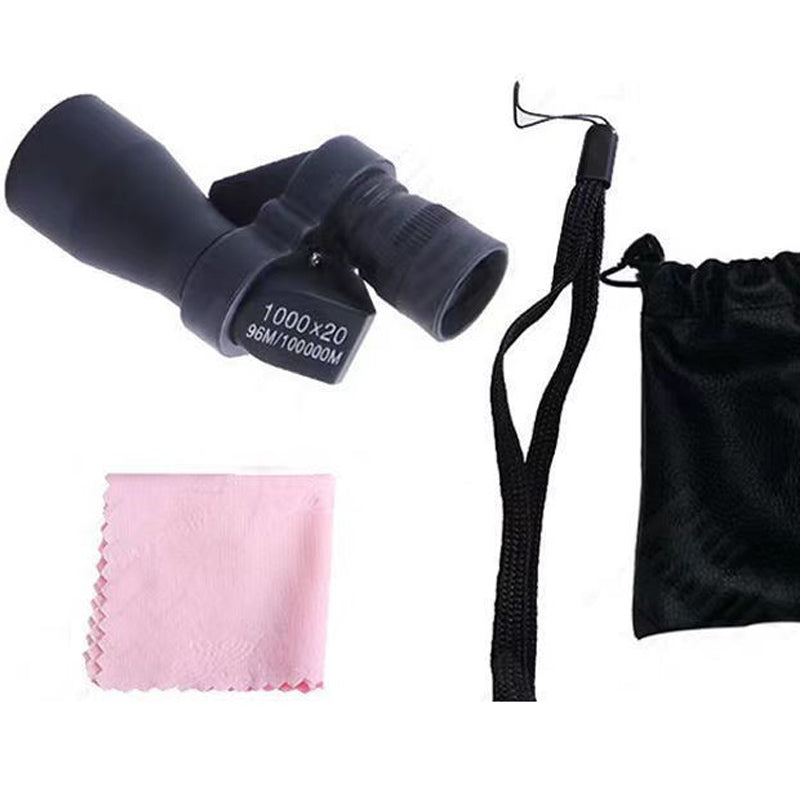 🔭 Mini Pocket Monocular (1000x20): Pocket-Large + Smartphone Clip – Perfect for Outdoor Explorations (For All Ages!)